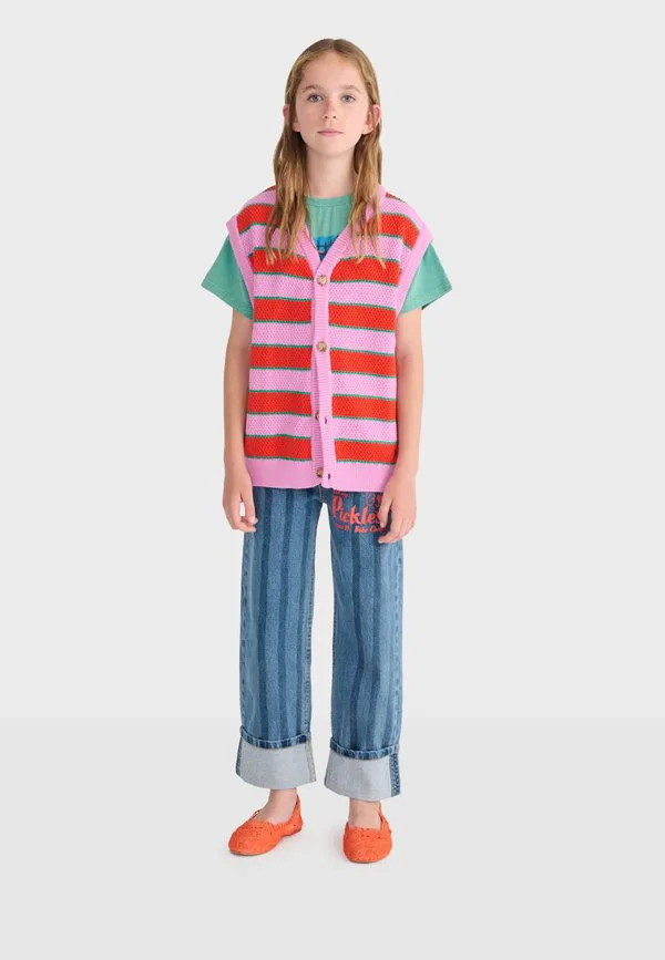 Кардиган без рукавов Bobo Choses, Dark Red