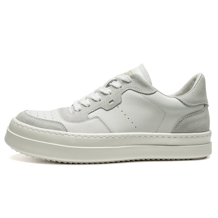 

LEAVELAND Низкие скейтерские кроссовки мужские бело-серые, цвет White/Gray