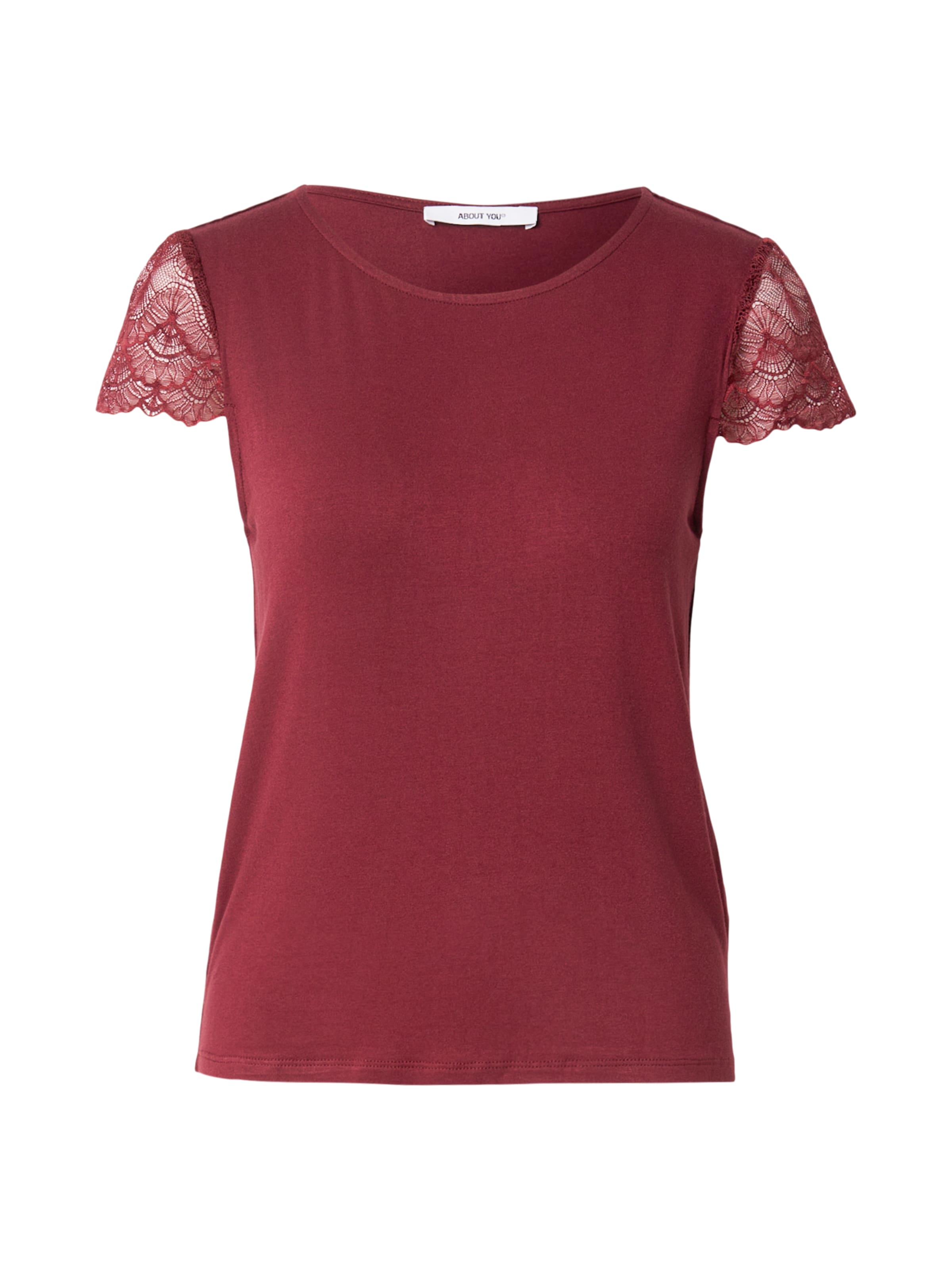 

ABOUT YOU Футболка 'Vanessa' в цвете Bordeaux