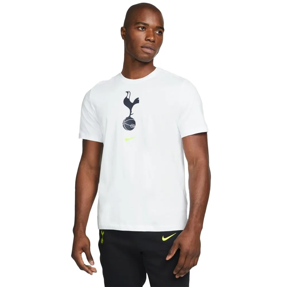 

Футболка с коротким рукавом Nike Tottenham Hotspur FC 22/23 Crest, белый