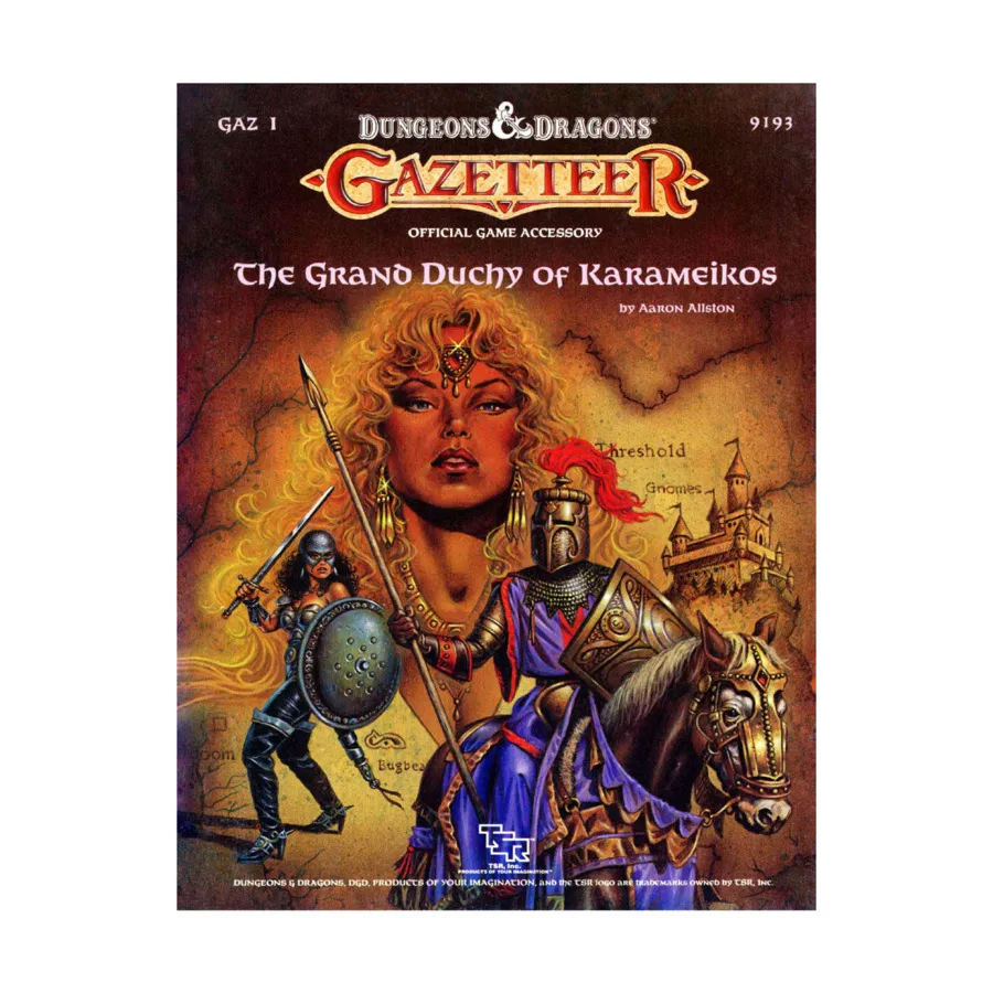 

Модуль Grand Duchy of Karameikos (POD, Standard Color), Basic Dungeons & Dragons (Original Edition) - Gazetteers