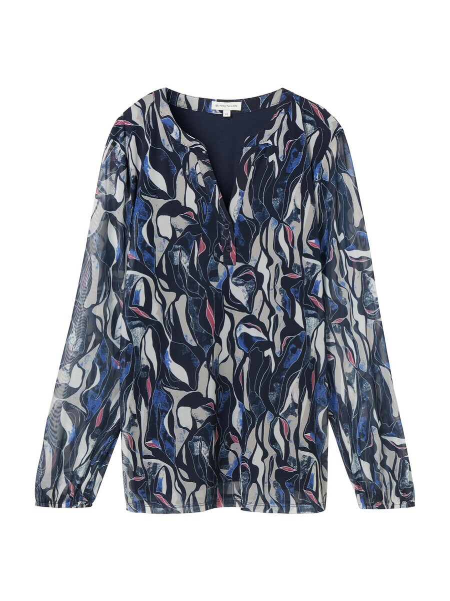 

Блузка TOM TAILOR Blouse, цвет blue/marine blue