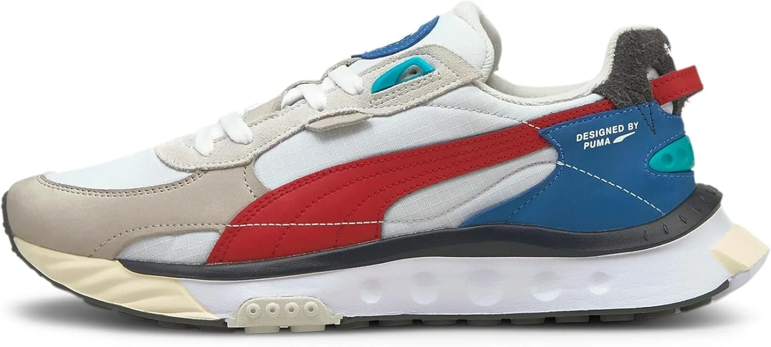 Кроссовки PUMA Wild Rider Layers White Gray F03, белый