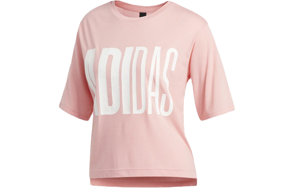 

Укороченный топ женский розовый Adidas