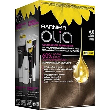 

Перманентная краска Olia 6.0 Темно-русый, Garnier