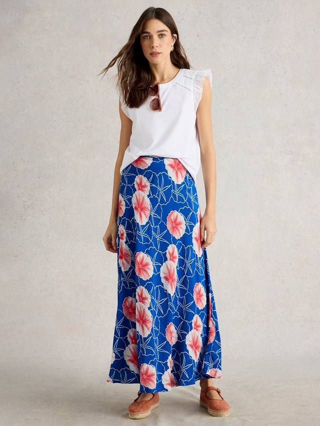 

Юбка макси Hope с цветочным принтом White Stuff, Blue/Multi