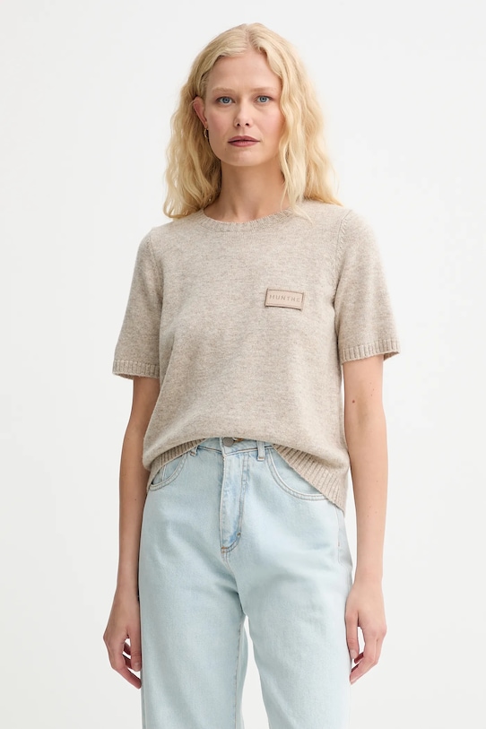 

Шерстяной свитер PANTAS Munthe, бежевый