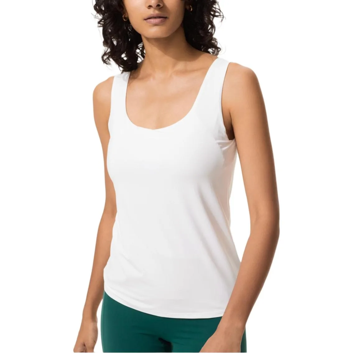 UNIQLO Майка AIRism для женщин белая