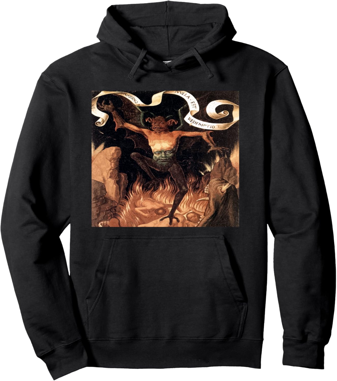 

Худи Hell от Hans Memling, черное Biped Boutique