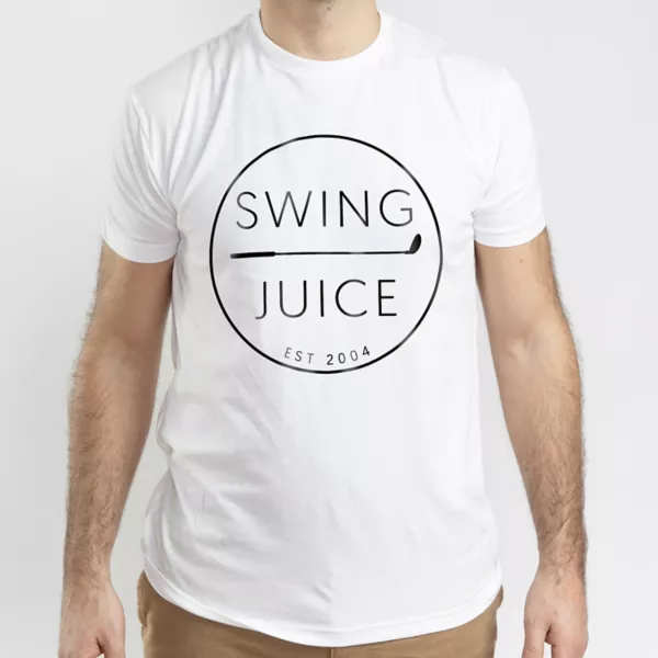

Футболка в стиле ретро для гольфа Swingjuice, белый