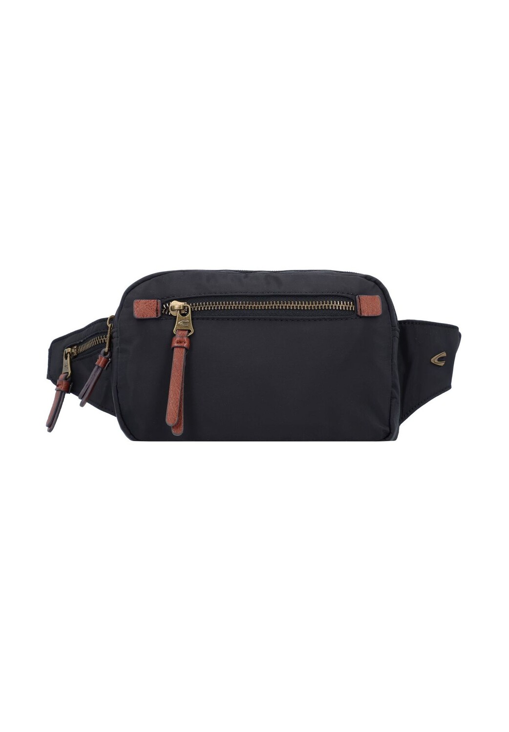 

Поясная сумка Bari 18 см camel active, черный