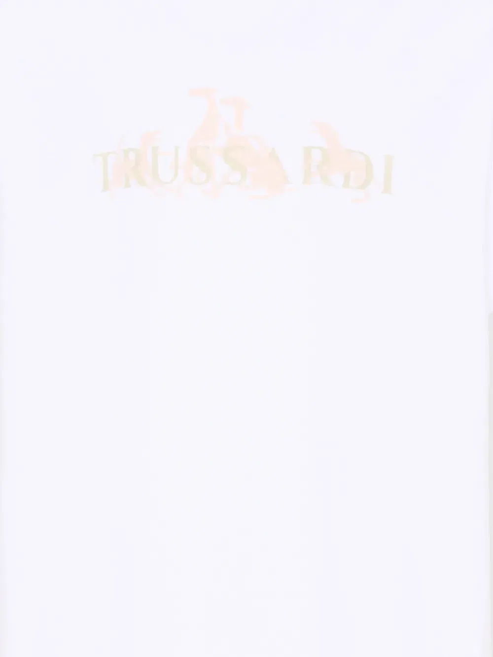 Футболка с логотипом и короткими рукавами Trussardi Junior, белый — фото 3