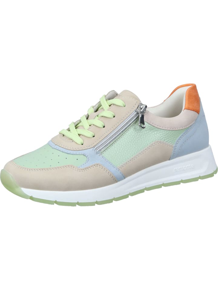 Элегантные туфли на шнуровке remonte, цвет perle/lightmint/bleu/rose/orange
