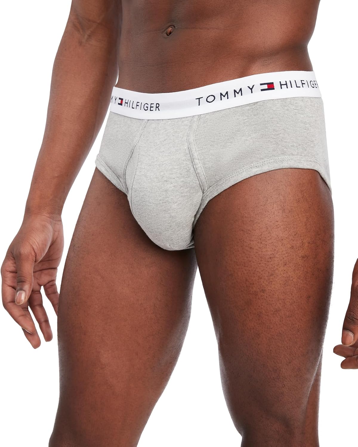 Мужские классические хлопковые трусы Tommy Hilfiger, упаковка, 2 Dark Blue, 2 Grey — фото 2