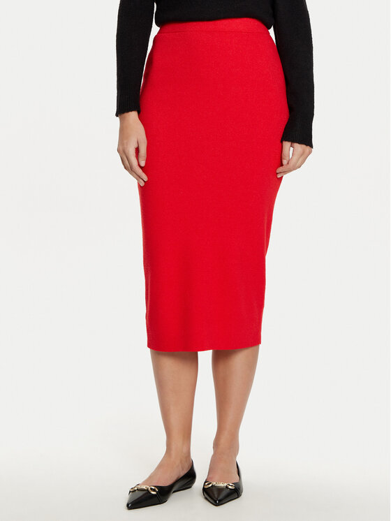 

Юбка-карандаш slim fit Fantastic 10320638 Vero Moda, красный