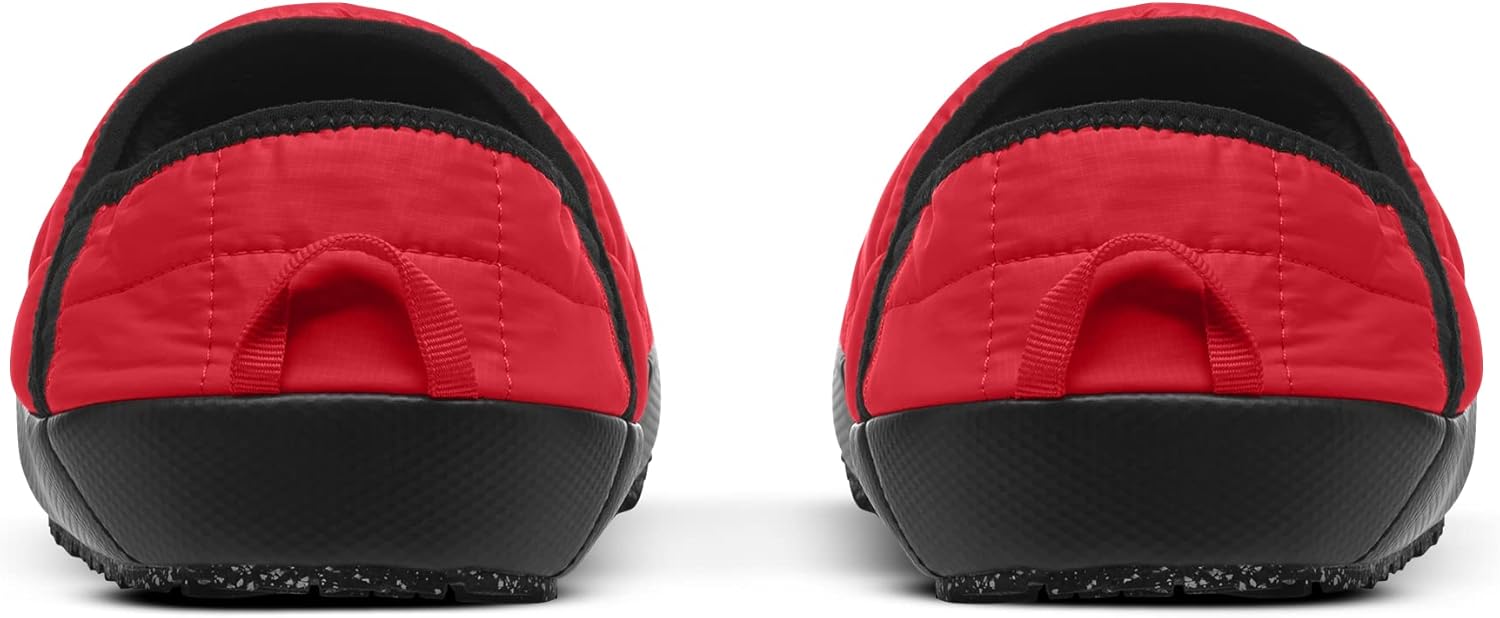 Мужские зимние ботинки THE NORTH FACE Thermoball Traction Mule V, С утеплителем и водоотталкивающей пропиткой, резиновая подошва, черный/красный — фото 2