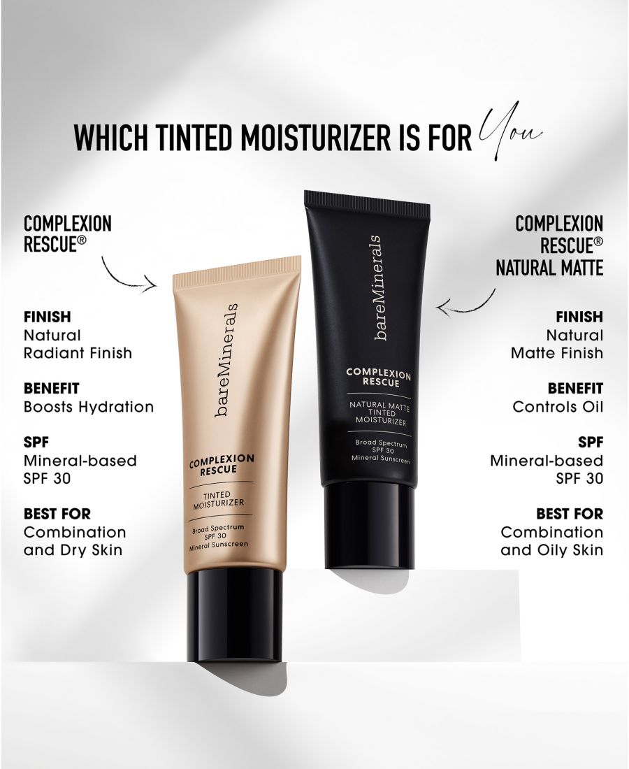 Крем для лица SPF BAREMINERALS Увлажняющий COMPLEXION RESCUE с натуральным матирующим эффектом и минеральными частицами — фото 4