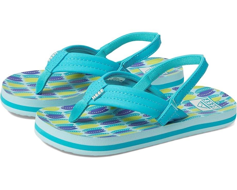 

Сандалии Reef Kids Little Ahi, цвет Blue Fish