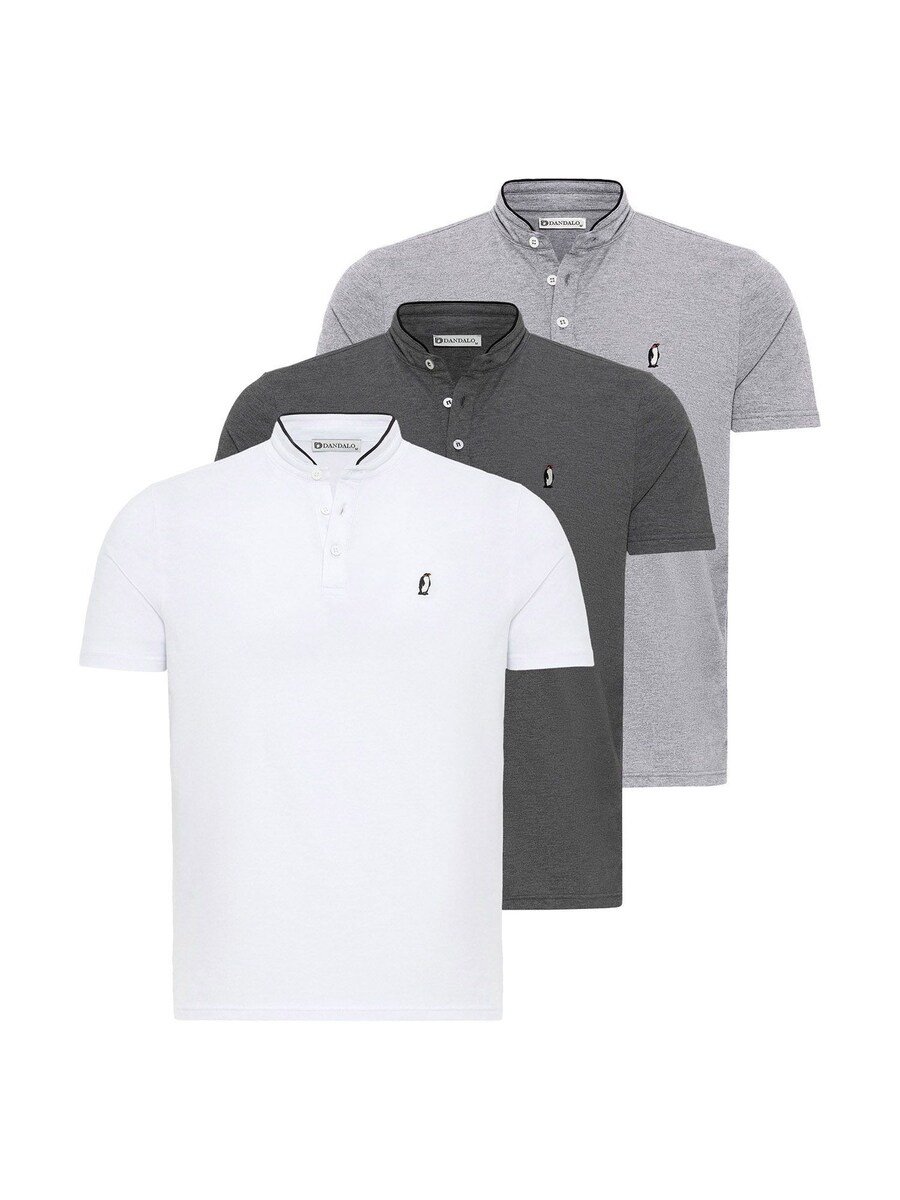

Рубашка Dandalo Grosseto, цвет Dark grey/mottled grey/White
