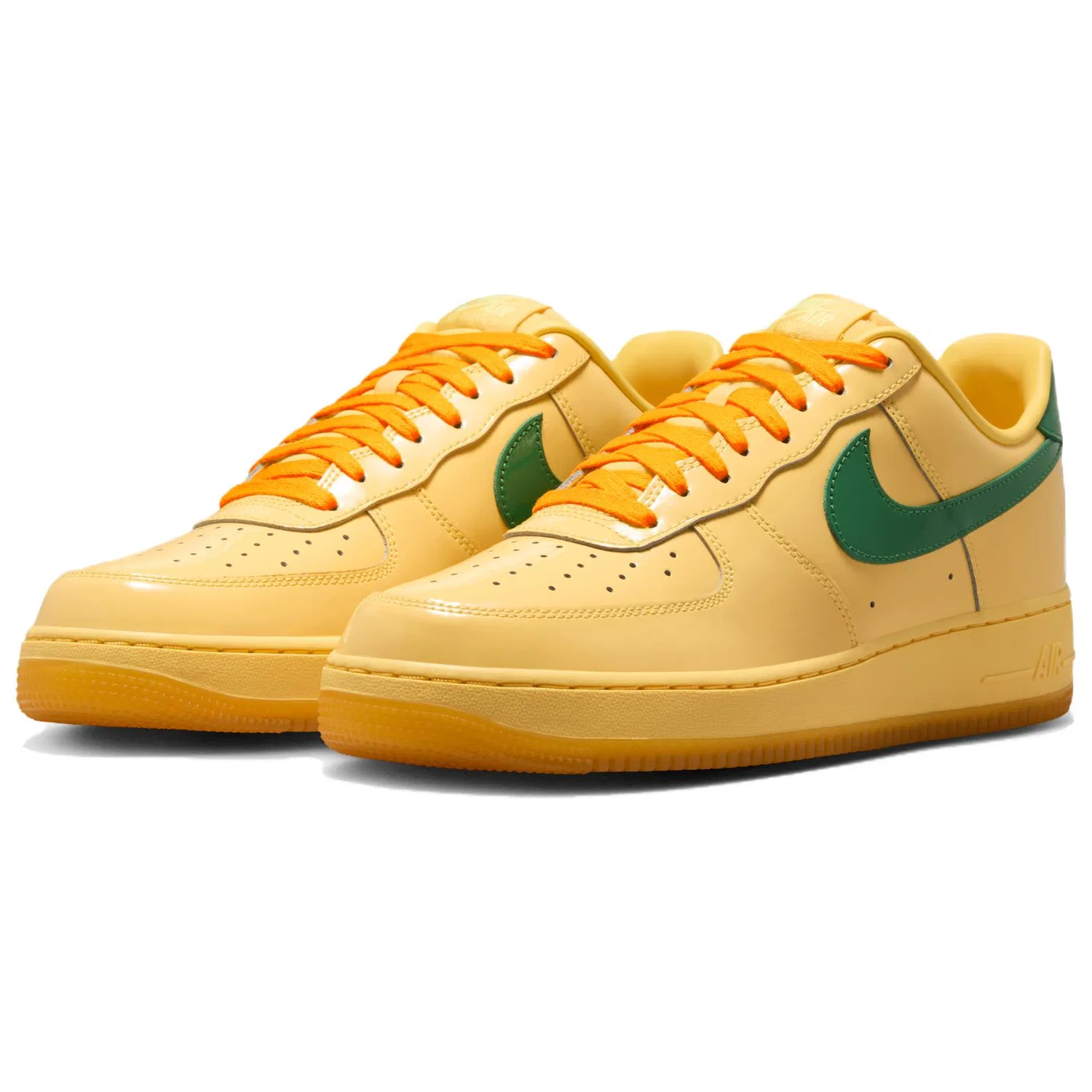 Кроссовки для скейтбординга Nike Air Force 1 Low желтые — фото 4