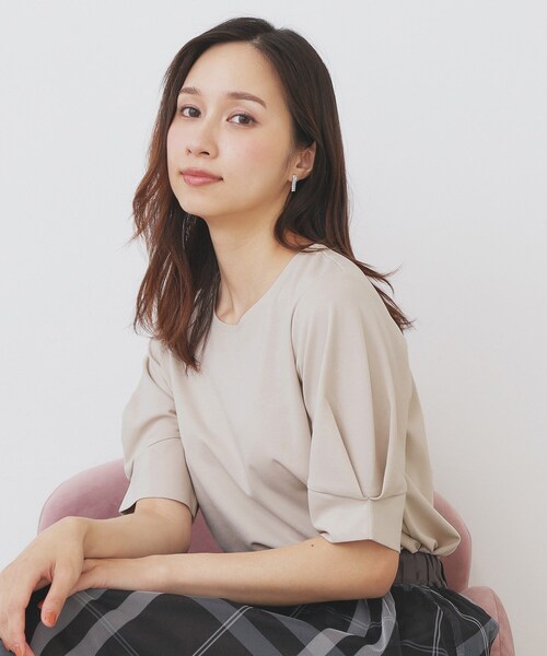 

Топ с пышными рукавами Index, натуральный