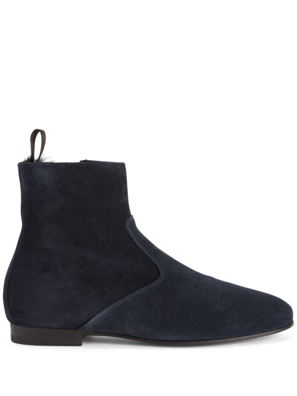 

Giuseppe Zanotti ботинки Ron с миндалевидным носком, синий