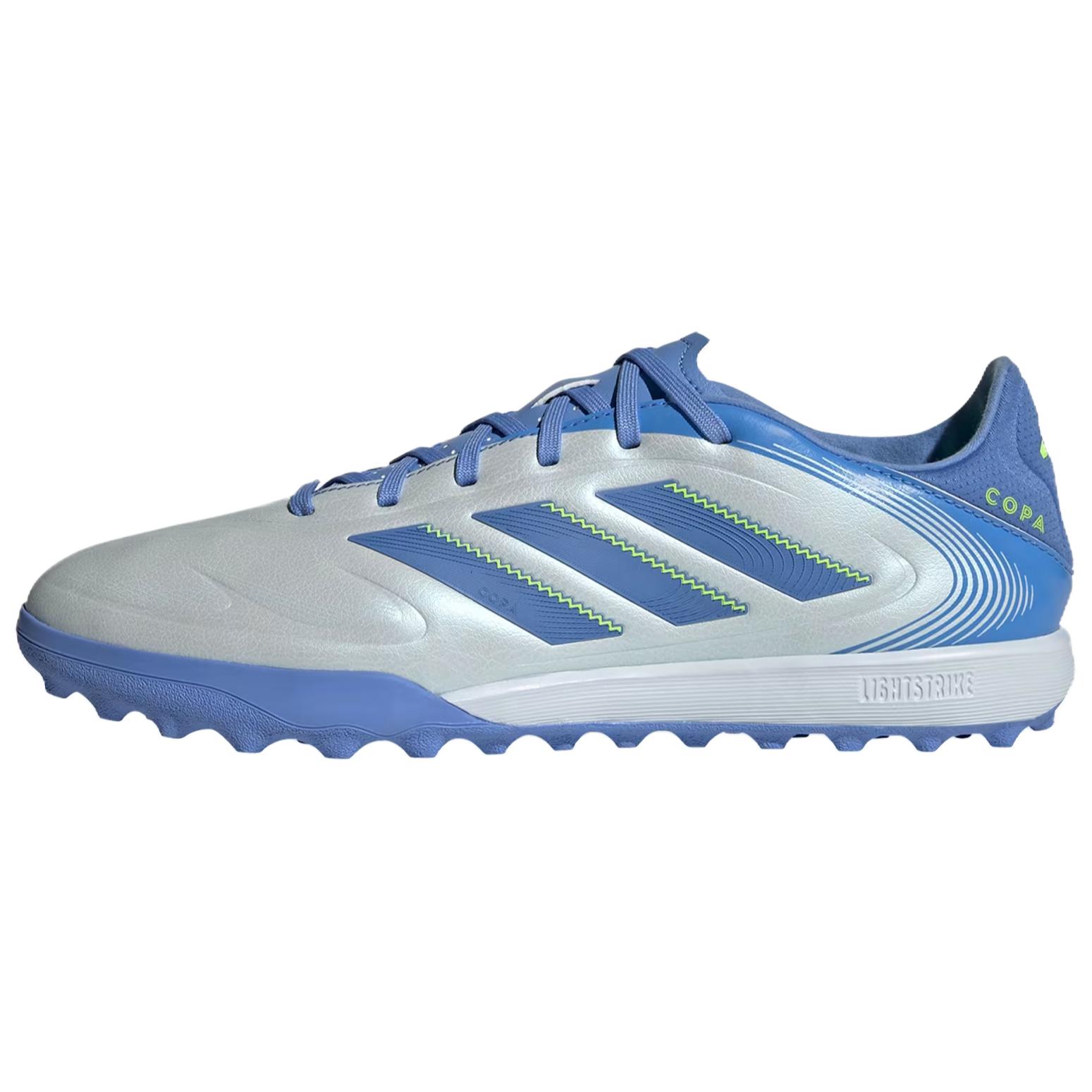 Бутсы Copa Pure 3 League Turf Halo Blue Blue Fusion Lucid Lemon Adidas, Blue
