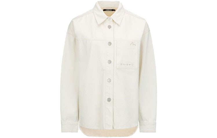 

Джинсовая куртка женская белая Evisu