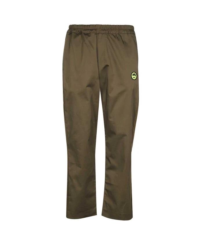 

Хлопковые спортивные брюки с логотипом Barrow, зеленый