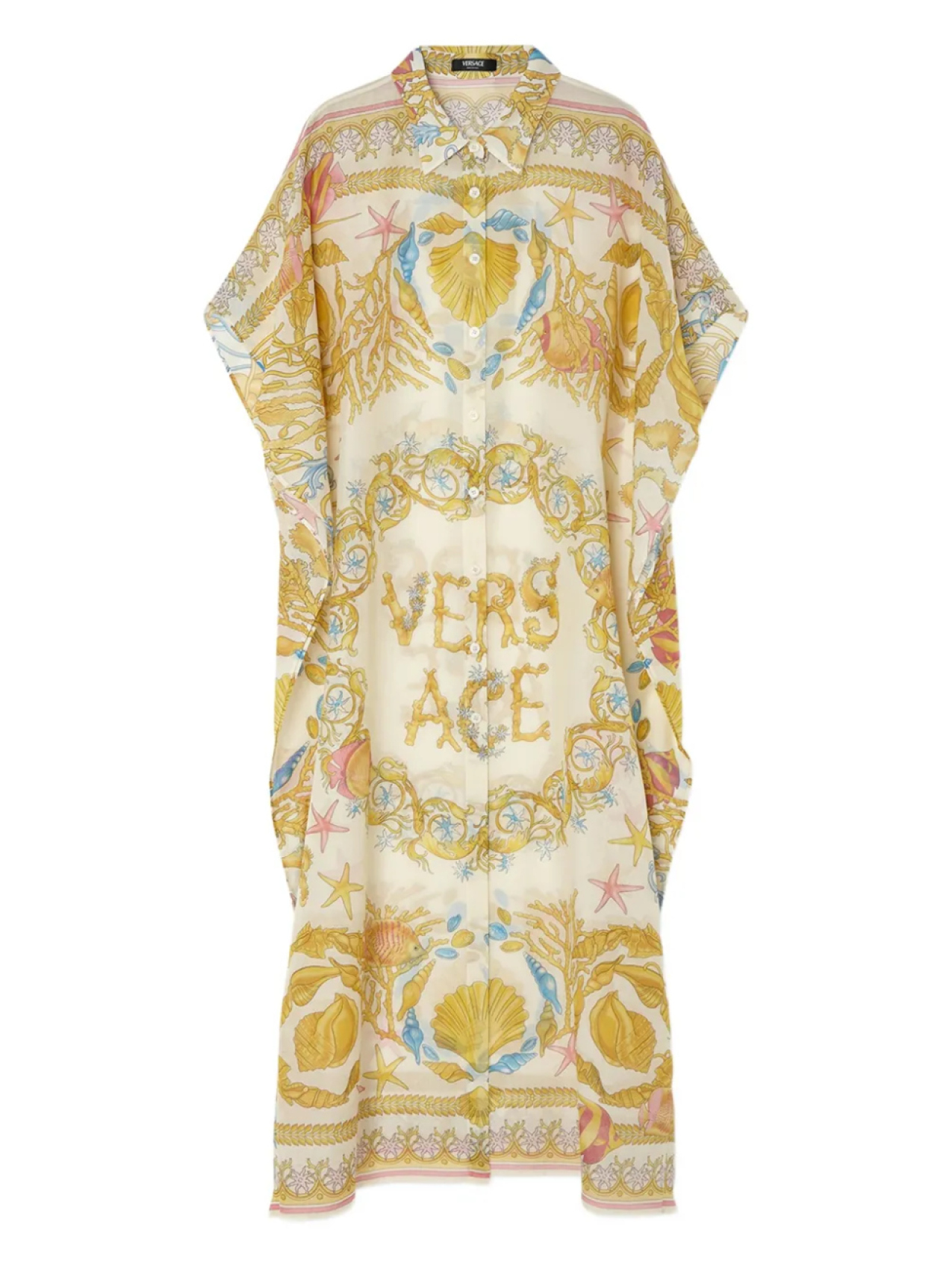 

Versace накидка Underwater Barocco, золотой