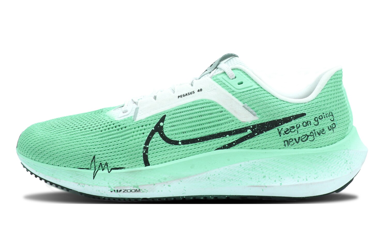 

Кроссовки Air Zoom Pegasus 40 мужские низкие зеленый Nike