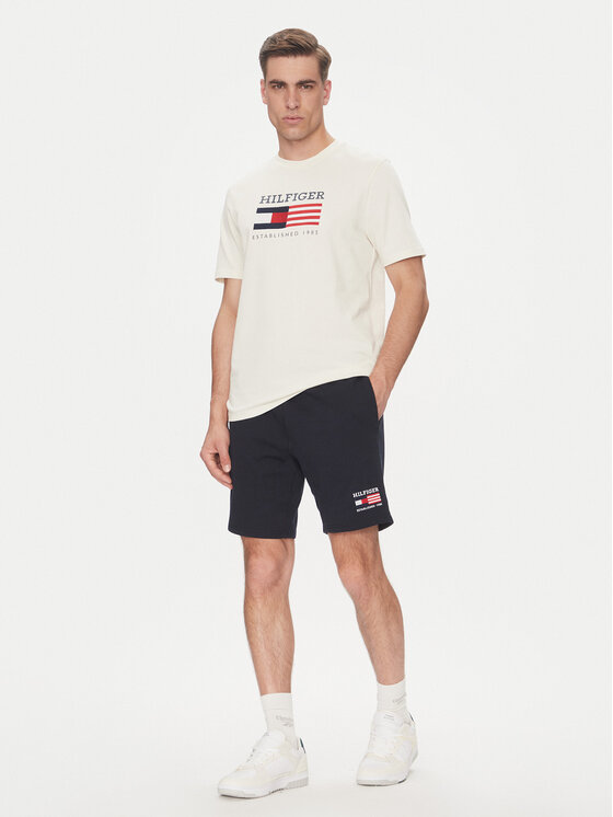 Спортивные шорты обычного кроя American MW0MW39862 Tommy Hilfiger, синий — фото 2