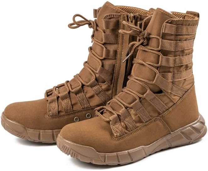 

Ботинки lokolucx jungle с молниями и сетчатыми отверстиями, коричневый