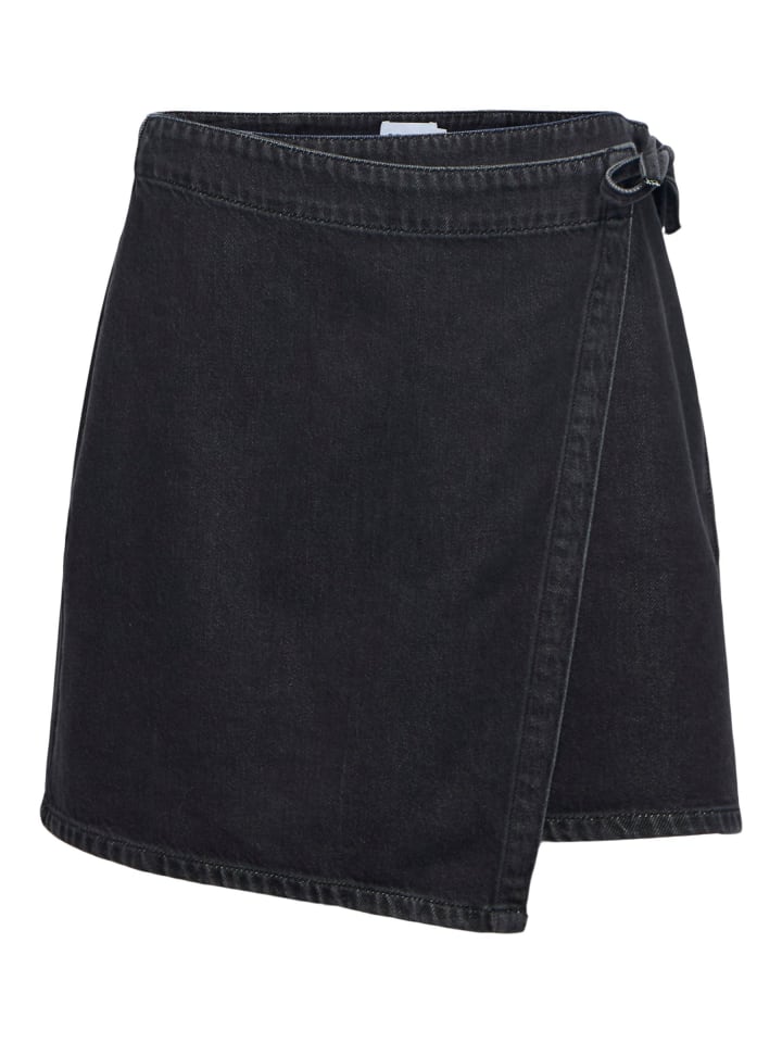 

Object Юбка-обертка из черных джинсов