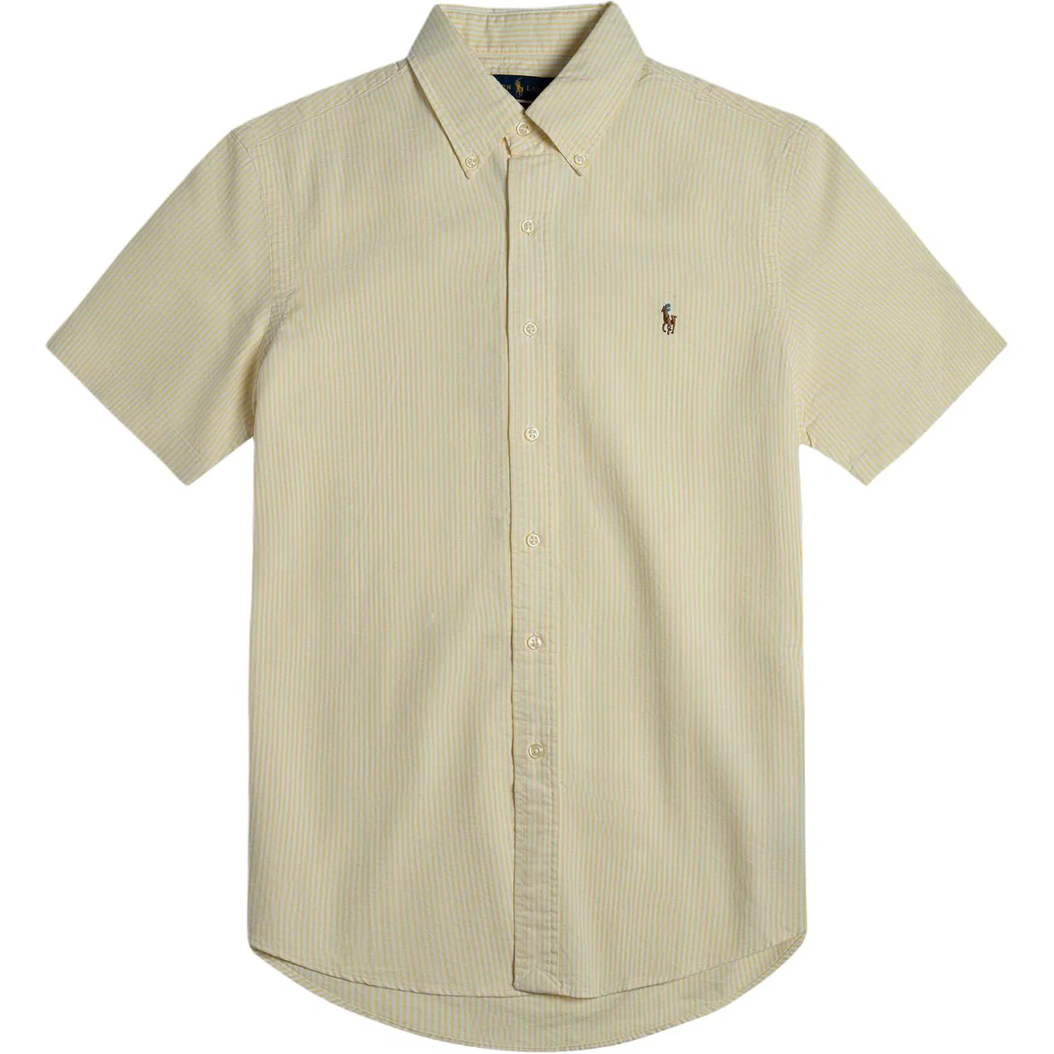 Рубашка мужская с отложным воротником желтая Polo Ralph Lauren