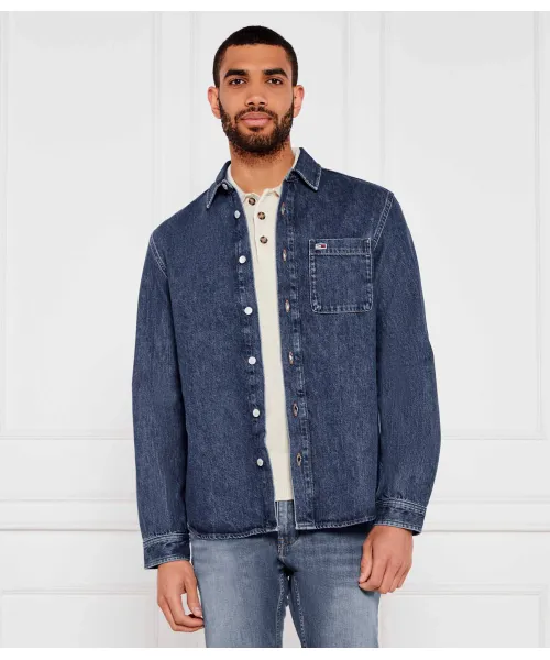 

Джинсовая рубашка Regular fit Tommy Jeans, синий