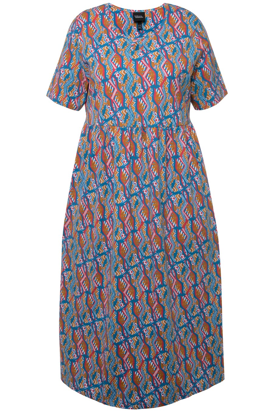 

Платье миди Ulla Popken Dress, синий