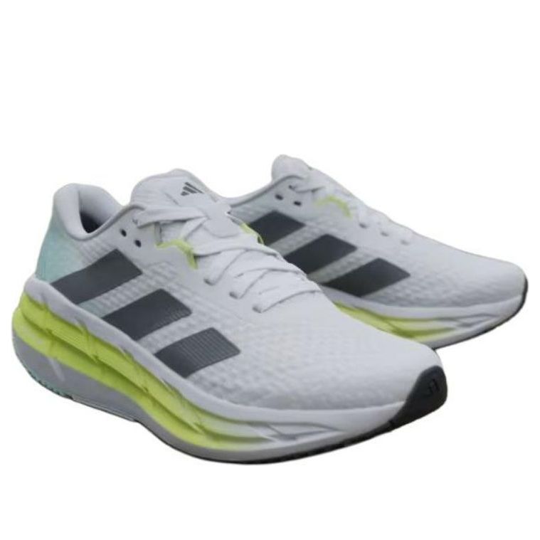 Кроссовки (WMNS) adidas Adistar 3 'Cloud White Core Black Pulse Lime', белый — фото 4