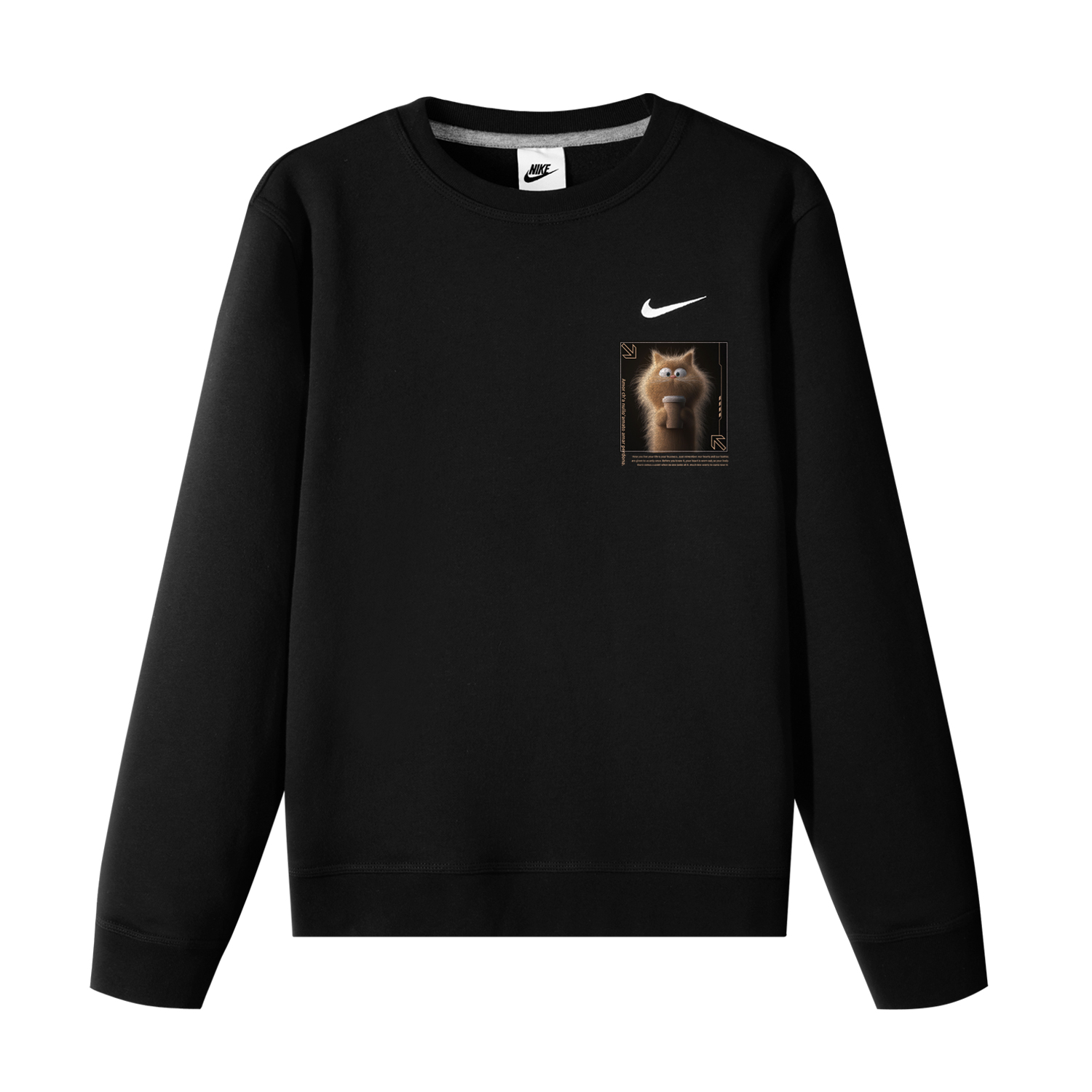 

Унисекс худи Nike черное
