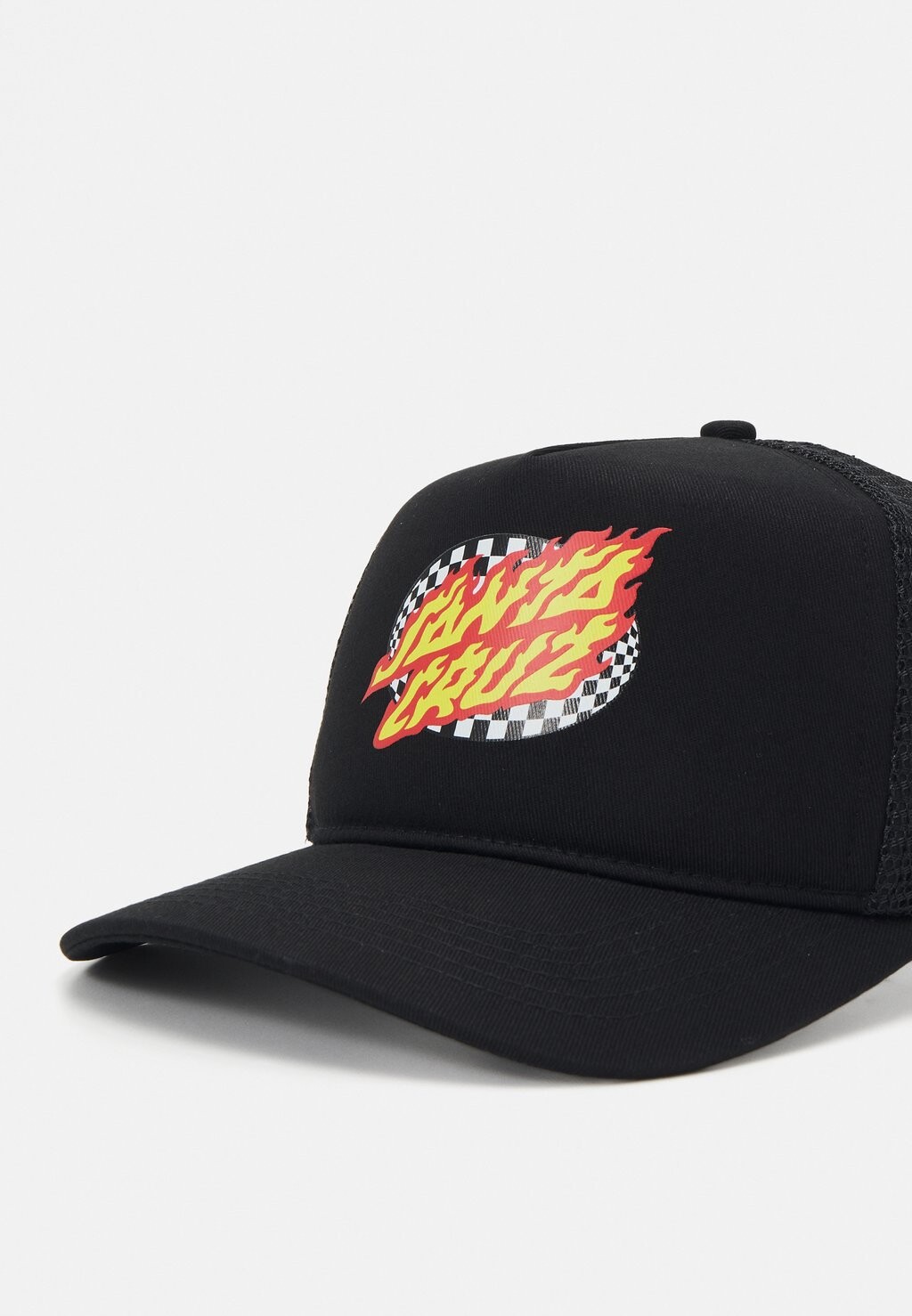 

Бейсболка OVAL CHECK FLAME UNISEX Santa Cruz, черный