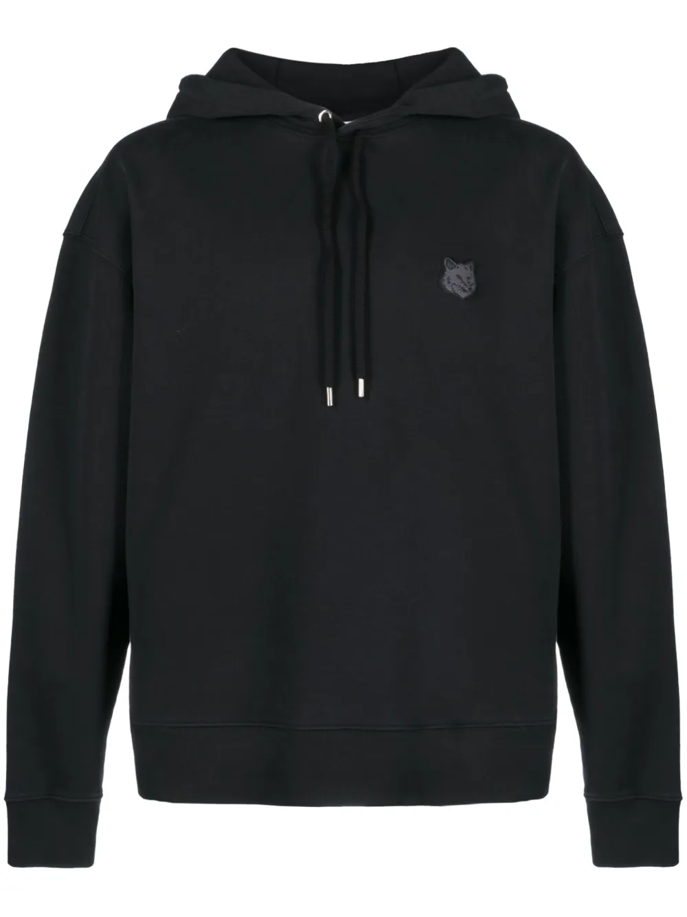 

Худи с нашивкой Fox Maison Kitsuné, черный