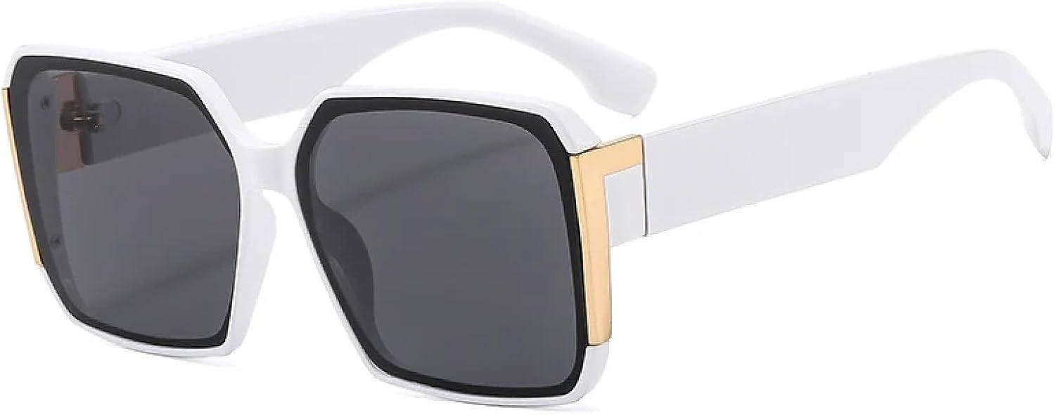 

Солнцезащитные очки Senior Fashion Jelly Color для женщин и мужчин, винтажные, для активного отдыха, путешествий, вождения, защиты от УФ-излучения UV400 TKKTLLT, White Gray