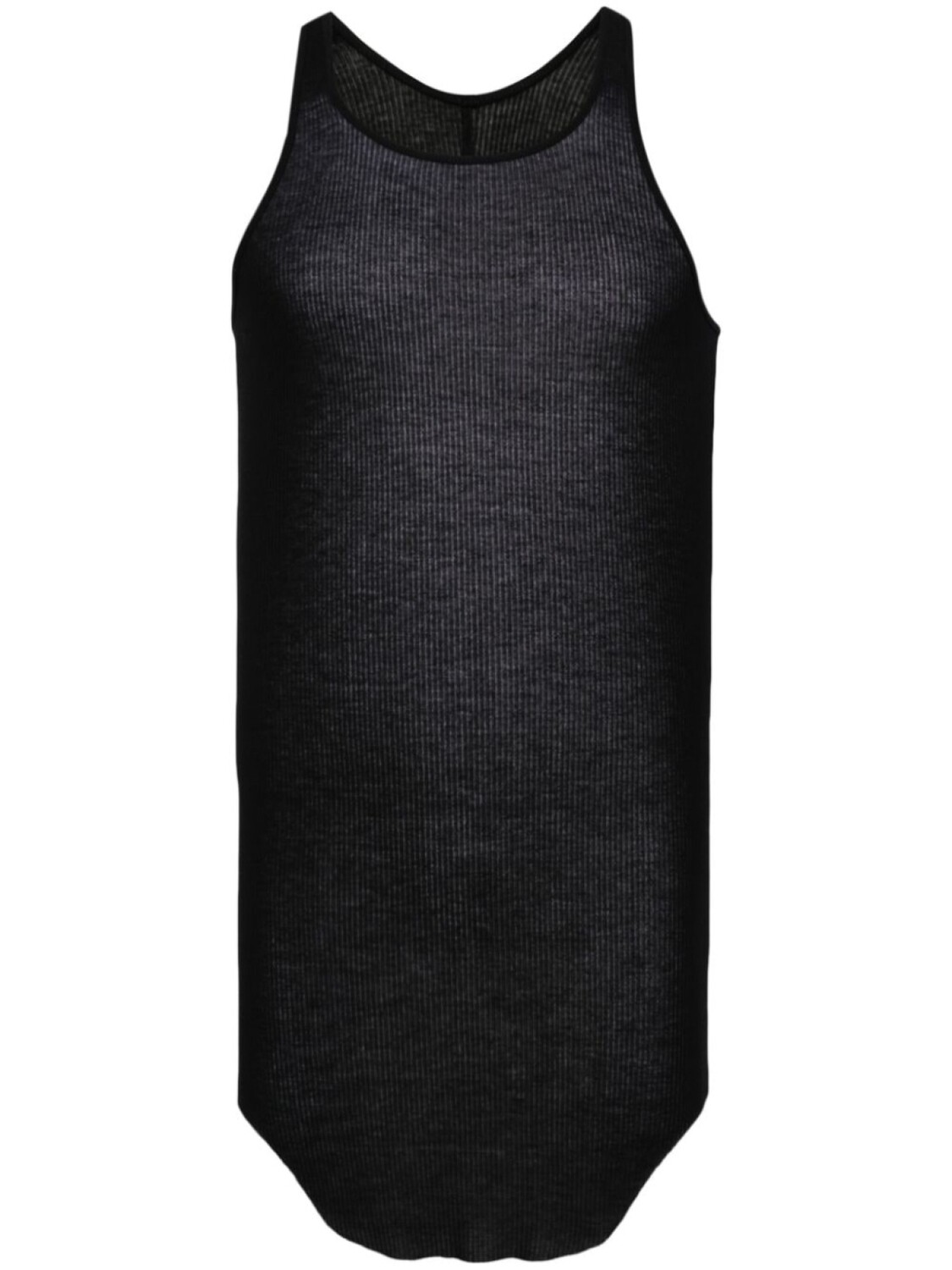 

Rick Owens топ в рубчик, черный