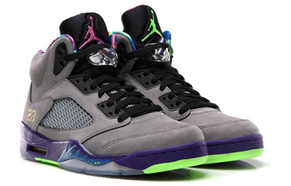 Кроссовки 5 Air Jordan, серый — фото 2