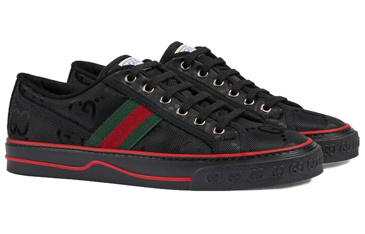 Женская теннисная футболка Off The Grid Low 'Black' Women's GUCCI — фото 2