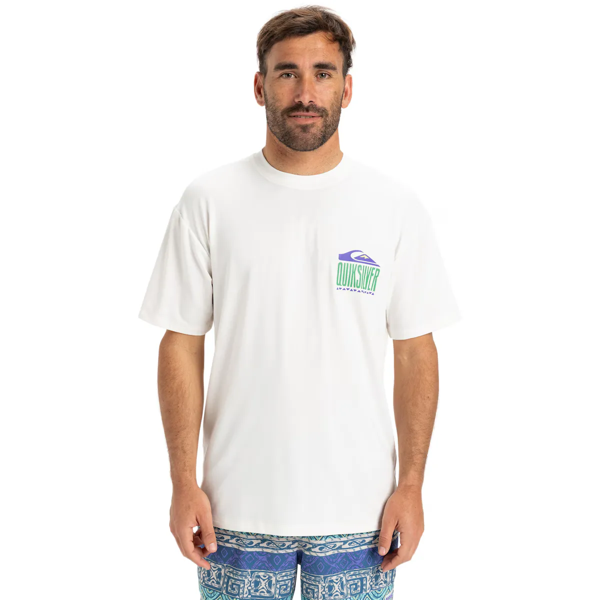 

Мужская повседневная футболка для серфинга Quiksilver, белый