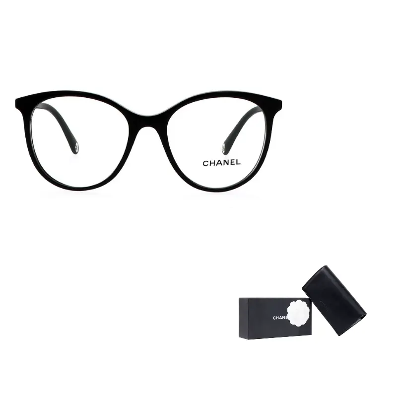 

CHANEL Овальная оправа для очков Plate Frame унисекс, Black