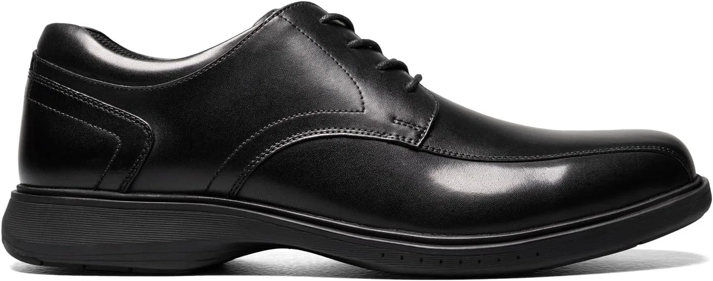 Мужские оксфорды Nunn Bush Pro Bicycle Toe с противоскользящей технологией Kore Slip Resistant Comfort Technology, Black — фото 3