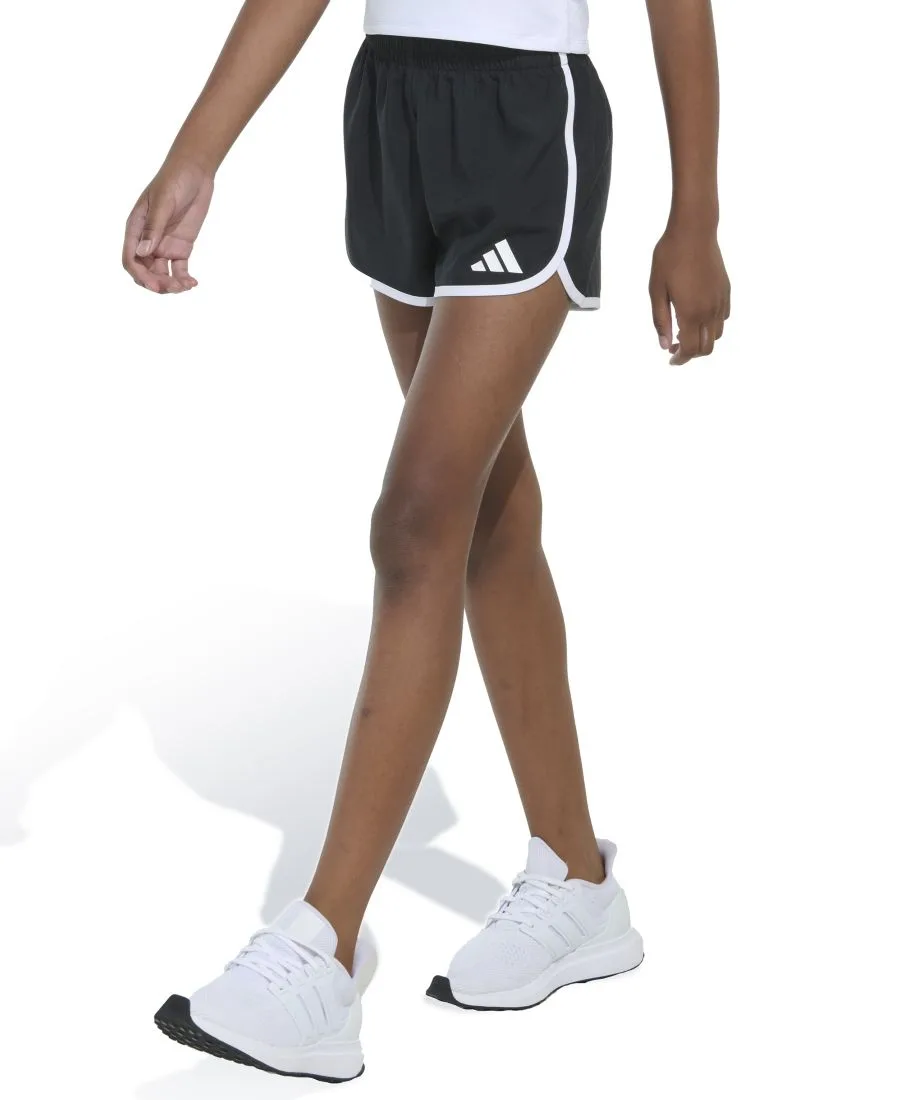 Шорты Pacer Pull-On для девочек 8-16 лет Adidas, черный — фото 2