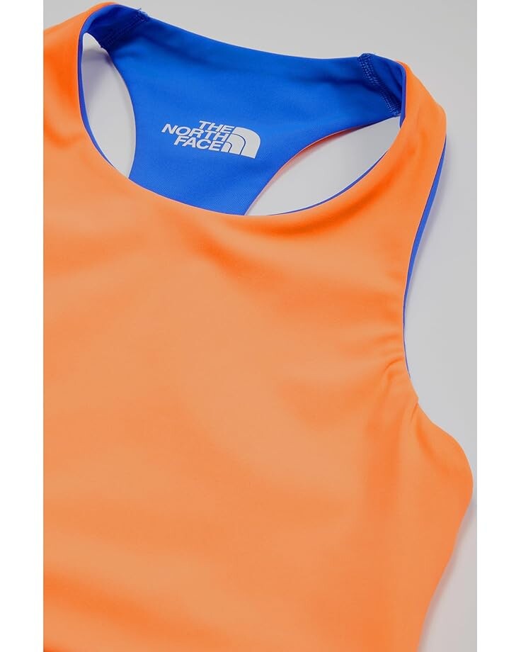 Топ The North Face Kids Never Stop Reversible Tanklette, цвет Solar Blue/Bright Cantaloupe — фото 2